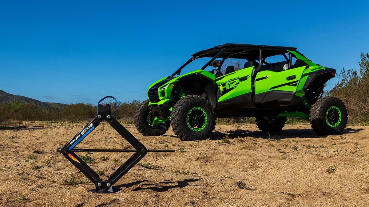 Kawasaki KRX H2 Lift Guide | Scissor Jack – AGMProducts