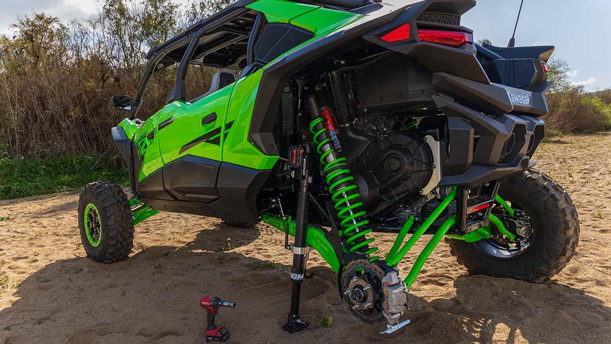Kawasaki KRX H2 Lift Guide | Electric Jack PRO – AGMProducts