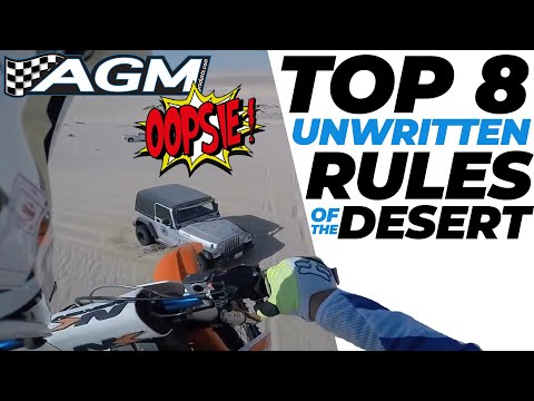 AGM Top 8 Unwritten Rules of the Desert